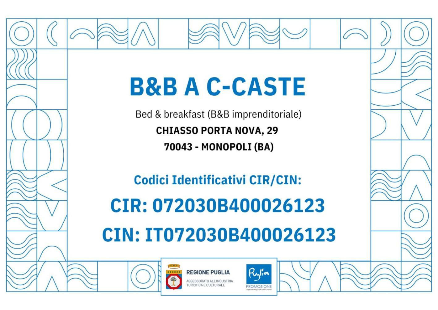 B&B A C-Caste Monopoli Luaran gambar